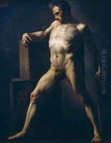 Study of a Man Oil Painting by Theodore Gericault