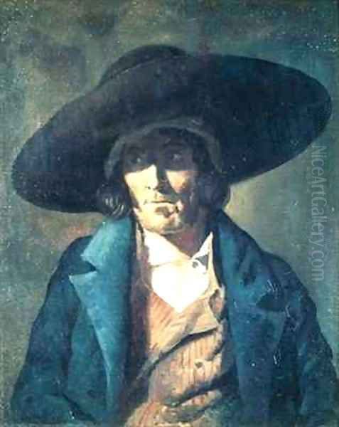 Portrait of a Man The Vendean Oil Painting by Theodore Gericault