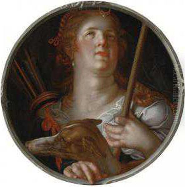 Diana Oil Painting by Joachim Wtewael (Uytewael)