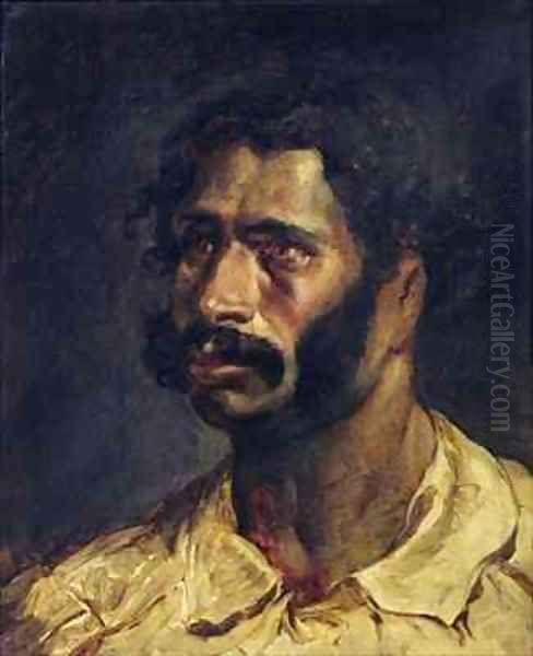 Portrait of the Carpenter of The Medusa Oil Painting by Theodore Gericault