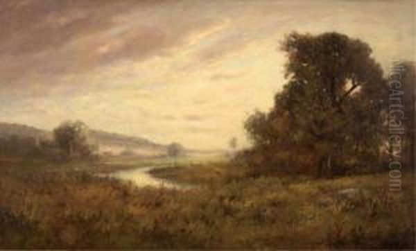 Landscape In The Catskills Oil Painting by Alexander Helwig Wyant