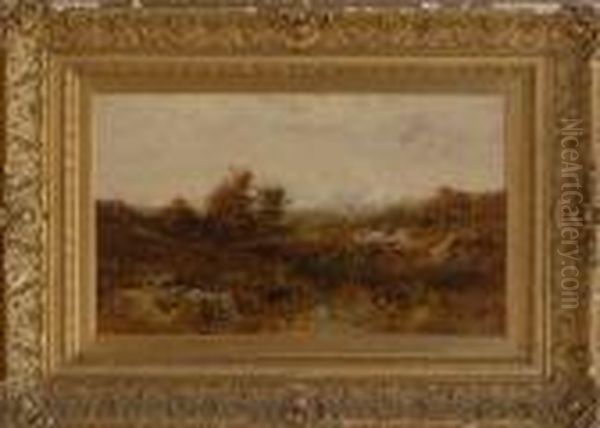 Autumn Landscape Oil Painting by Alexander Helwig Wyant