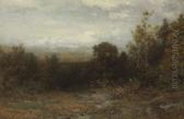 Early Autumn, Adirondacks Oil Painting by Alexander Helwig Wyant