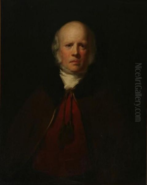 Portrait Of A Gentleman Oil Painting by Henry Wyatt