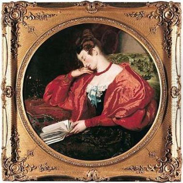 The Gentle Reader Oil Painting by Henry Wyatt