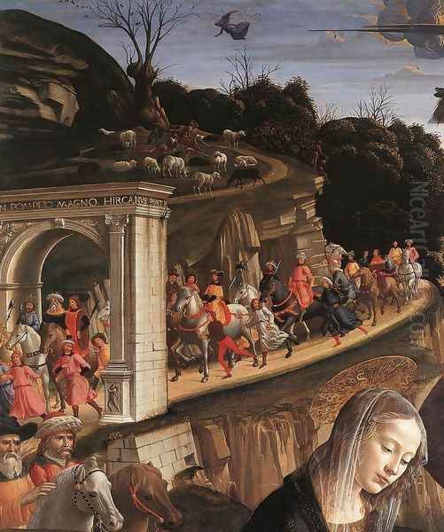 Adoration of the Shepherds (detail 3) 1482-85 Oil Painting by Domenico Ghirlandaio