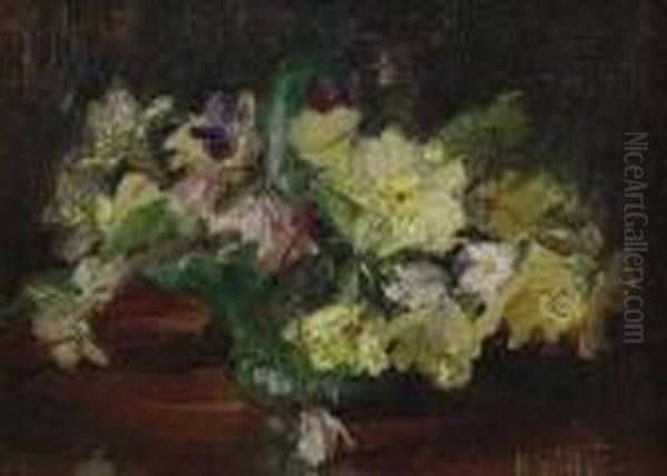 Mixed Bouquet Oil Painting by Kate Wylie