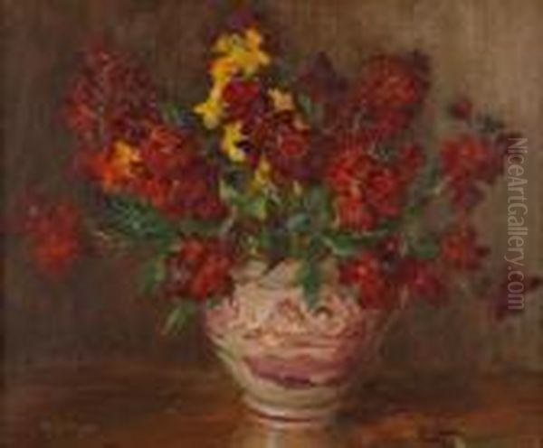 Flower Study Oil Painting by Kate Wylie