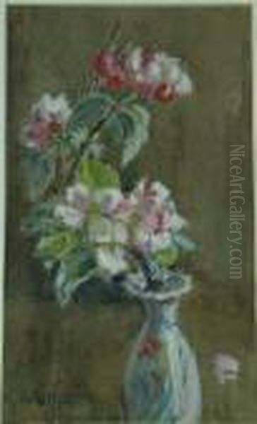 Apple Blossom Oil Painting by Kate Wylie