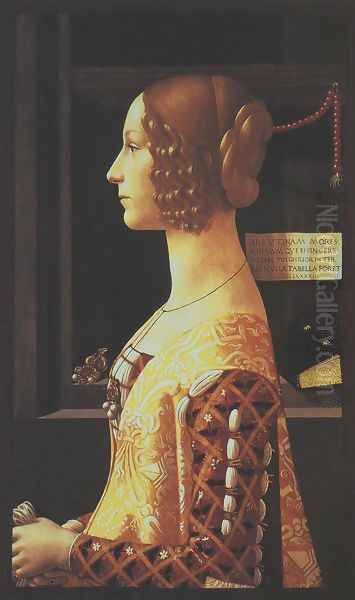 Giovanna Tornabuoni Oil Painting by Domenico Ghirlandaio