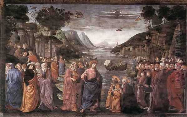 Calling of the First Apostles Oil Painting by Domenico Ghirlandaio