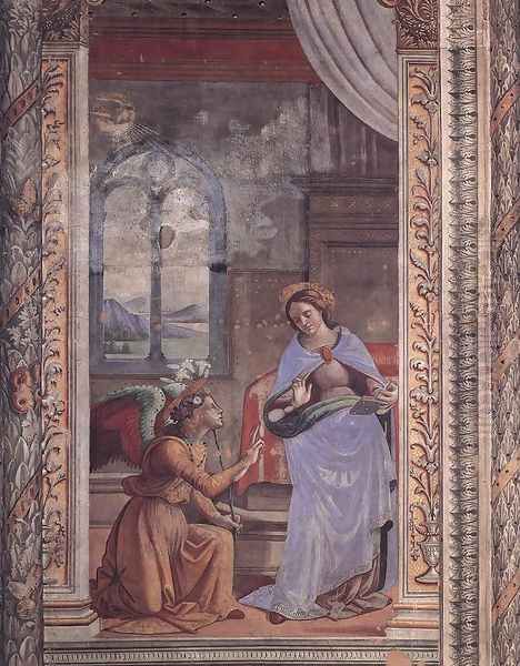 Annunciation2 Oil Painting by Domenico Ghirlandaio