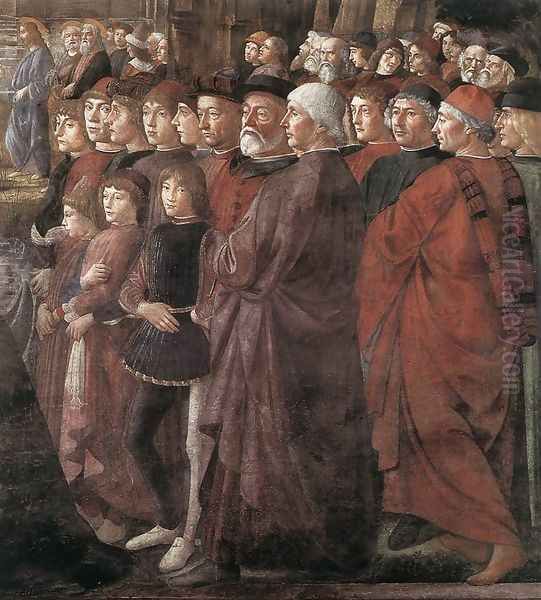 Calling of the Apostles (detail 2) 1481 Oil Painting by Domenico Ghirlandaio