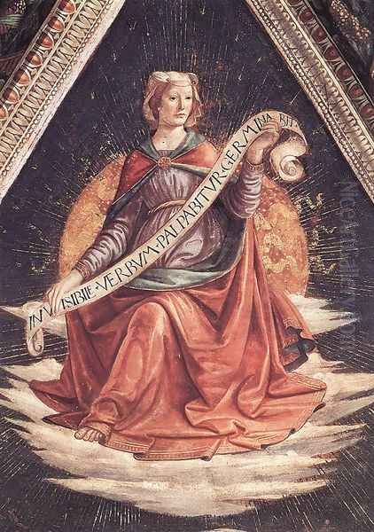 Sibyl c. 1485 Oil Painting by Domenico Ghirlandaio