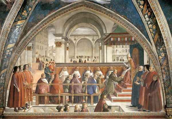 Confirmation of the Rule 1482-85 Oil Painting by Domenico Ghirlandaio