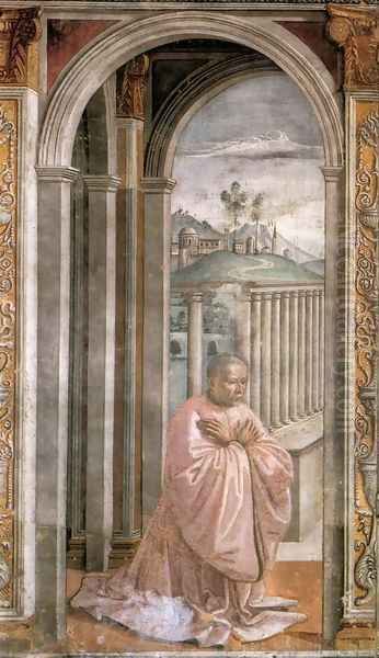 Portrait Of The Donor Giovanni Tornabuoni Oil Painting by Domenico Ghirlandaio