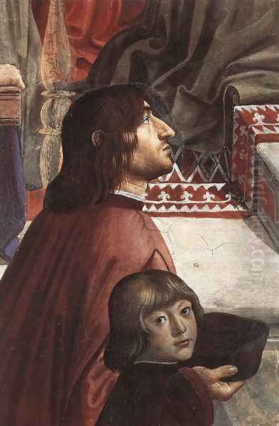 Confirmation of the Rule (detail 4) 1482-85 Oil Painting by Domenico Ghirlandaio