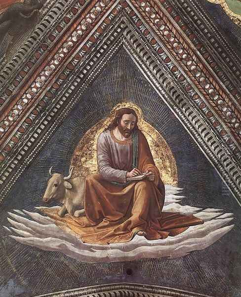 St Luke The Evangelist Oil Painting by Domenico Ghirlandaio