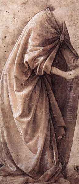 Study Of Garments 1491 Oil Painting by Domenico Ghirlandaio