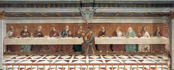 Last Supper Oil Painting by Domenico Ghirlandaio