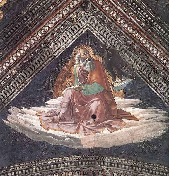 St John The Evangelist Oil Painting by Domenico Ghirlandaio