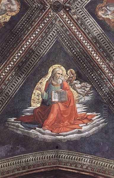 St Matthew The Evangelist Oil Painting by Domenico Ghirlandaio