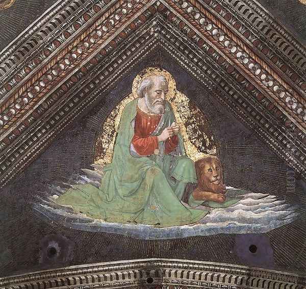 St Mark The Evangelist Oil Painting by Domenico Ghirlandaio