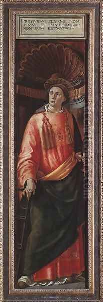 St Lawrence Oil Painting by Domenico Ghirlandaio