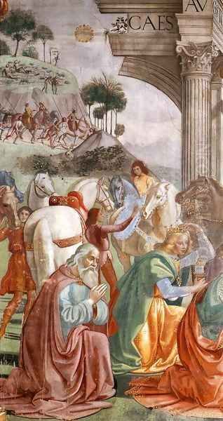 Adoration of the Magi (detail) Oil Painting by Domenico Ghirlandaio