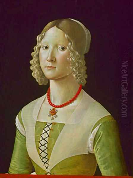 Portrait of a Woman Oil Painting by Domenico Ghirlandaio