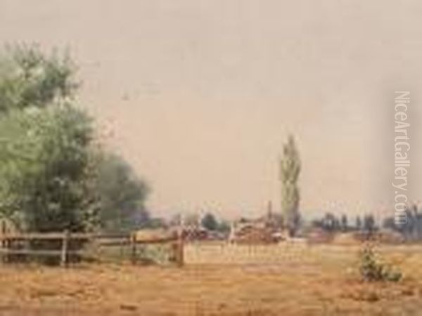 The Summer Ranch Oil Painting by Sydney Jones Yard