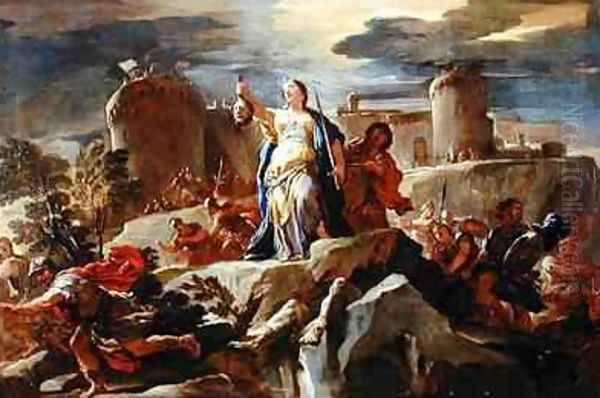 The Triumph of Judith Oil Painting by Luca Giordano