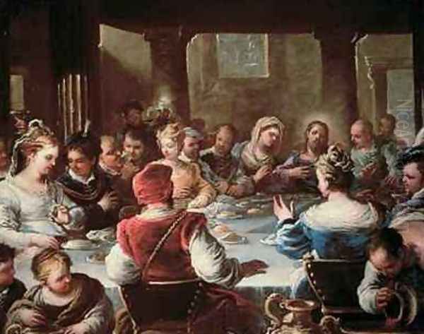 The Marriage at Cana Oil Painting by Luca Giordano