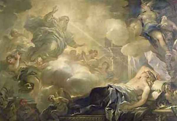 The Dream of Solomon Oil Painting by Luca Giordano