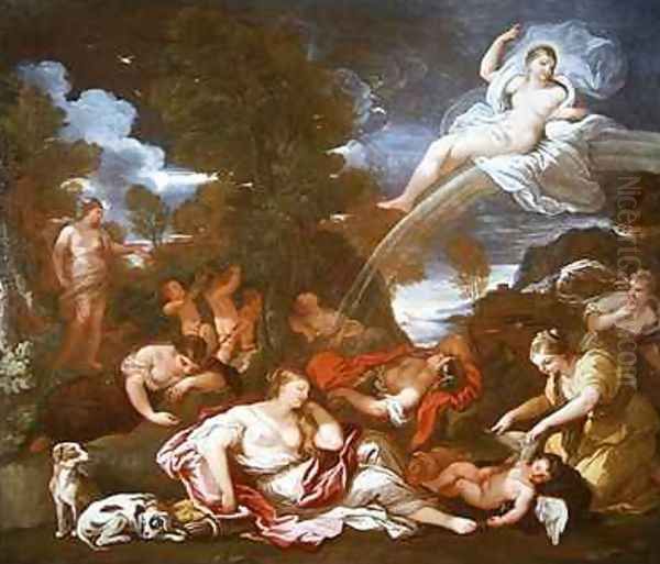 The Disarming of Cupid by Luca Giordano