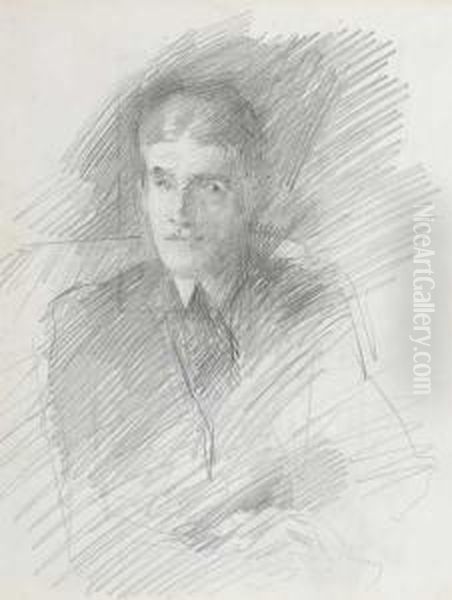 Portrait Of Arnold Harvey Oil Painting by John Butler Yeats