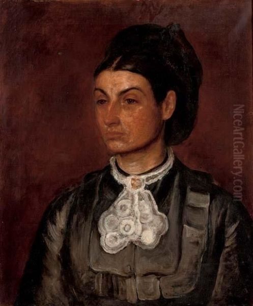 Gracie Yeats Oil Painting by John Butler Yeats