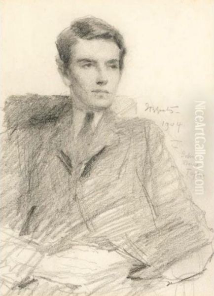 Portrait Of John S. Taylor Oil Painting by John Butler Yeats