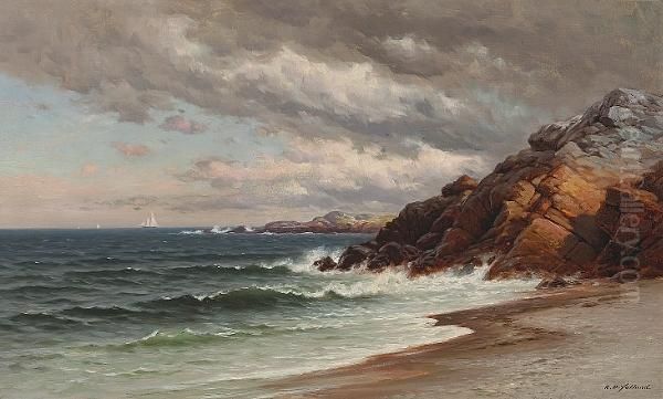 Near The Golden Gate Oil Painting by Raymond Dabb Yelland