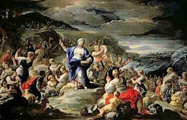 The Song of Miriam Oil Painting by Luca Giordano