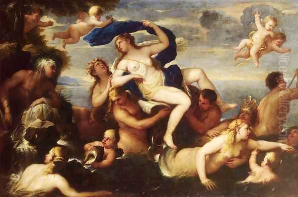 The Triumph of Galatea Oil Painting by Luca Giordano