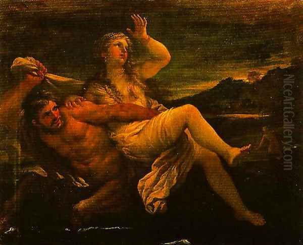 Rape of Deianira Oil Painting by Luca Giordano