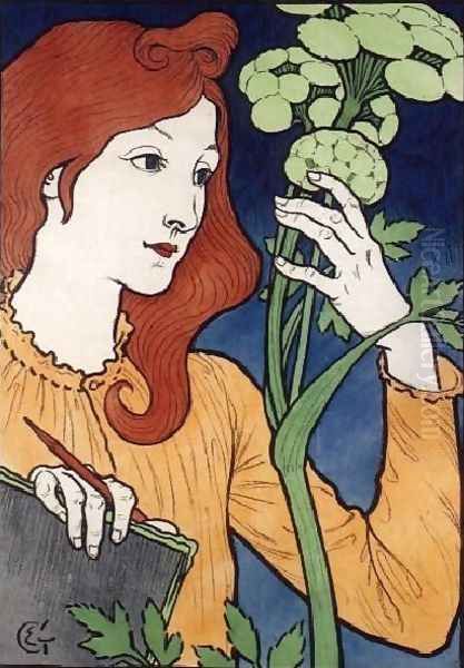 Boy Oil Painting by Eugene Grasset