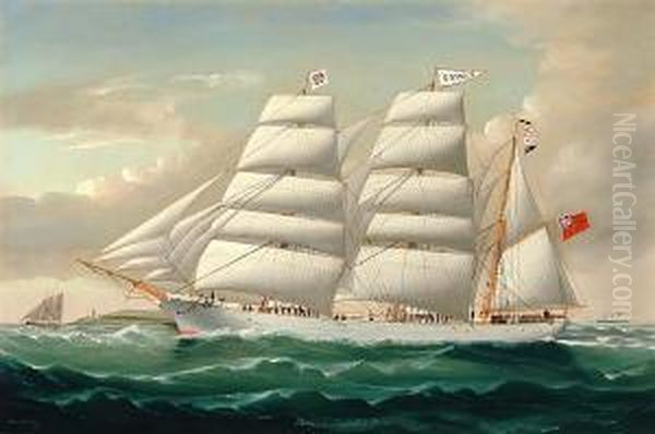 The British Bark Estrella Oil Painting by William Howard Yorke