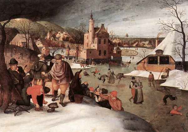 Winter 1607 Oil Painting by Abel Grimmer