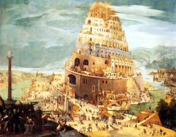 The Tower of Babel Oil Painting by Abel Grimmer