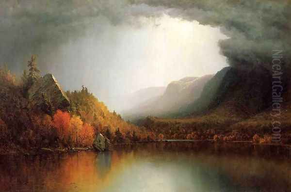 A Coming Storm Oil Painting by Sanford Robinson Gifford