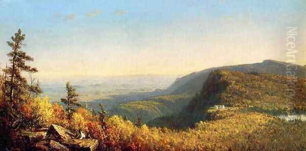 The Catskill Mountain House Oil Painting by Sanford Robinson Gifford