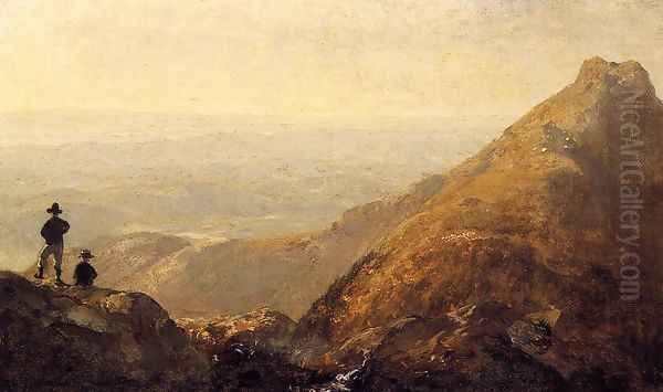 A Sketch Of Mansfield Mountain Oil Painting by Sanford Robinson Gifford