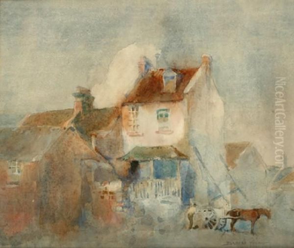 Farmhouse Oil Painting by William Blamire Young